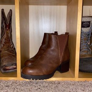 Size 9 Faux Leather Booties